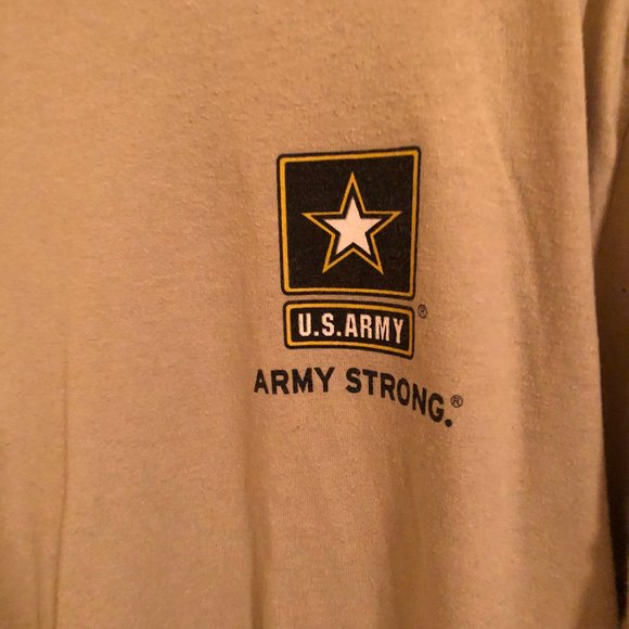 Vintage Army Tan Tee - Picture 4 of 5